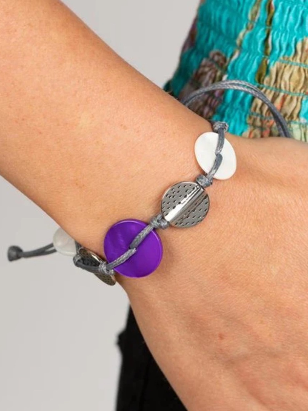 🏖️🟣🏖️ “SHORE UP” PURPLE SLIDE BRACELET ~ PAPARAZZI❗️ 🏖️🟣🏖️